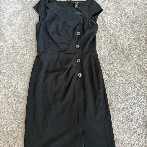 navy blue dress for baby girl Petite Asymmetric Trench Midi Dress